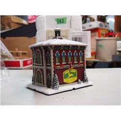 Hawthorne Village Miniature, John Deere Fire Department, John Deere Heartland Holiday Collection (W/