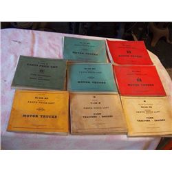 International Harvester & International Price Lists (8)