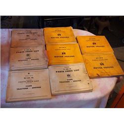 International Harvester & International Price Lists (8)