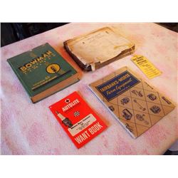 Books and Advertising Pieces (Bowman Brothers Limited Catalogue, Chinook Motors Alberta Account Book