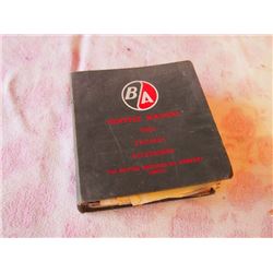 BA Service Manual - Full of BA Price Lists and Advertising