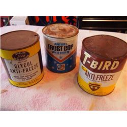 Empty Anti-Freeze Gallon Tins (Ford/BA/T-Bird)