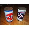 Image 1 : Oil Tins (2) (Super Pyro Anti-Freeze, Glycol Solo Anti-Freeze)