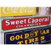 Image 1 : Sweet Caporal Cigarettes Painted Tin Sign - 66"x12"