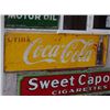 Image 1 : Drink Coca-Cola Sign - 14"x54"
