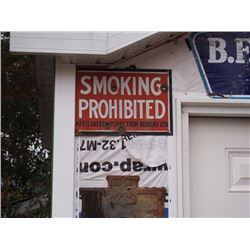 Smoking Prohibited Sign - 12x10