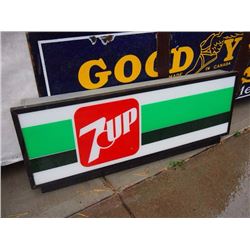 7up Lighted Display Sign 43"x14"
