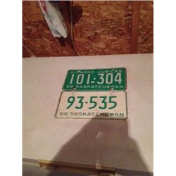 1965-66 Licence Plates (2)