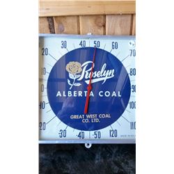 Roselyn Glass Front Thermometer (12x12) Working