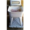 Image 1 : Service Station Rag Wringer & Wash Tub