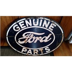 Original 27" Ford Genuine Parts Sign