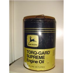 5 Gallon John Deere Oil Pail
