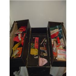 Tv Radio Serviceman's Box W/ Contents
