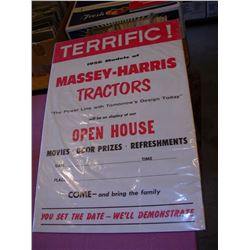 1956 Massey-Harris Dealer Tractor Demonstration Poster