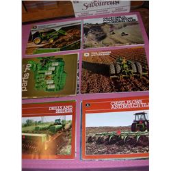 Collection of 1970's John Deere Farm Implement Brochures (50 Pieces)