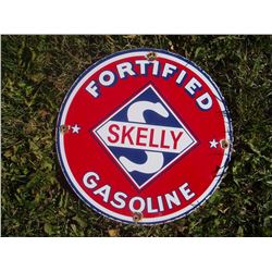 Kelly Porcelain Sign (1960's 11 3/4" Round)