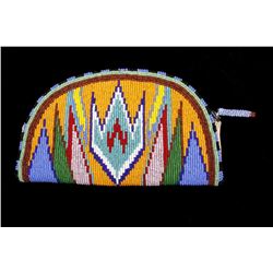 Montana Crow Beaded Purse 20th C.
