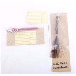 Deer Lodge Prison Identified Horse Hair Keychains