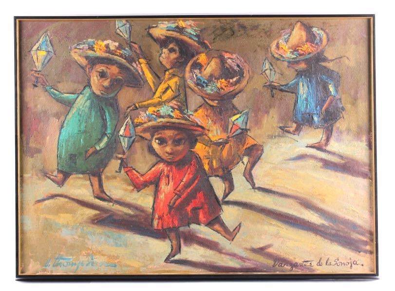 Original Chet Thompson Oil on Canvas Painting