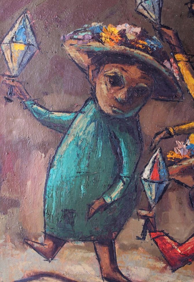 Original Chet Thompson Oil on Canvas Painting