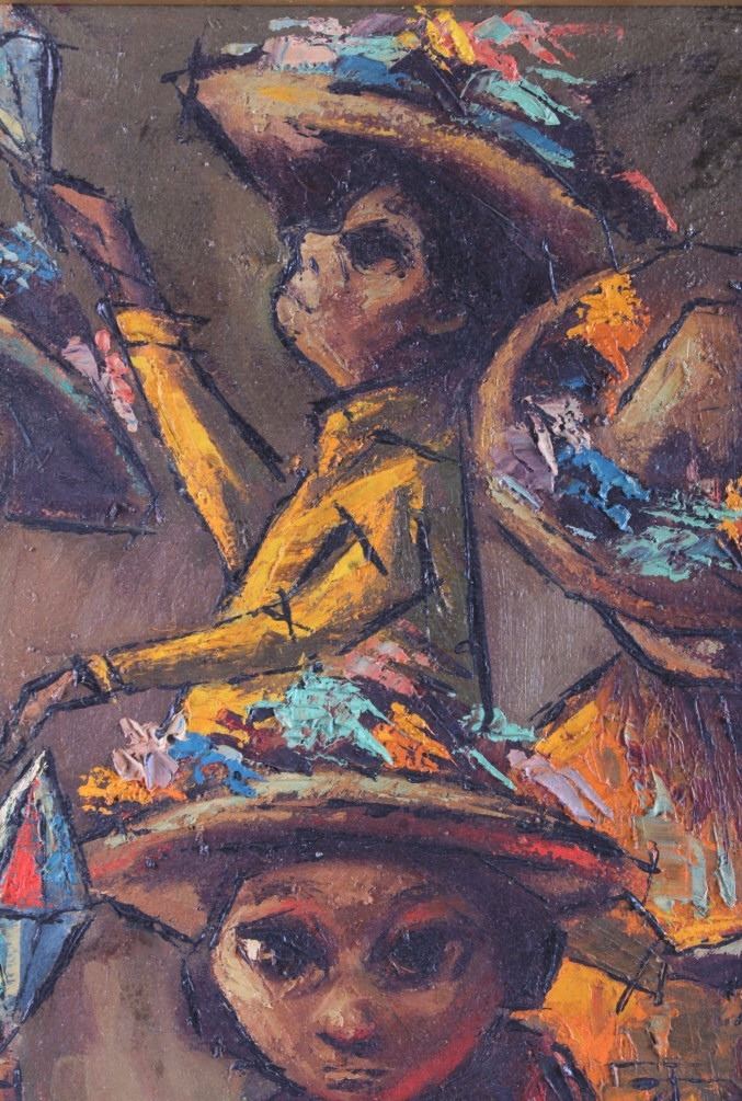 Original Chet Thompson Oil on Canvas Painting