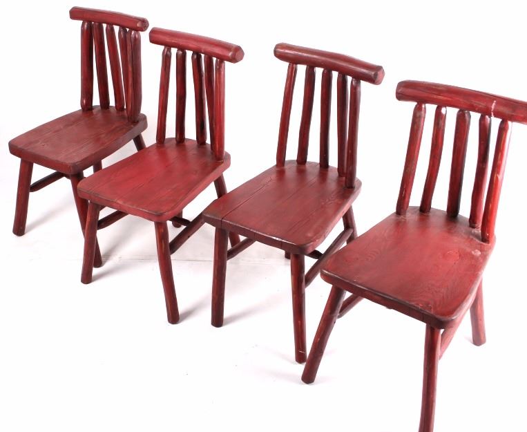 Mid Century Yellowstone Lodge Dining Room Set