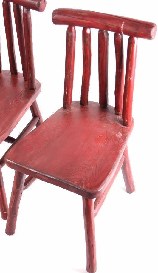 Mid Century Yellowstone Lodge Dining Room Set