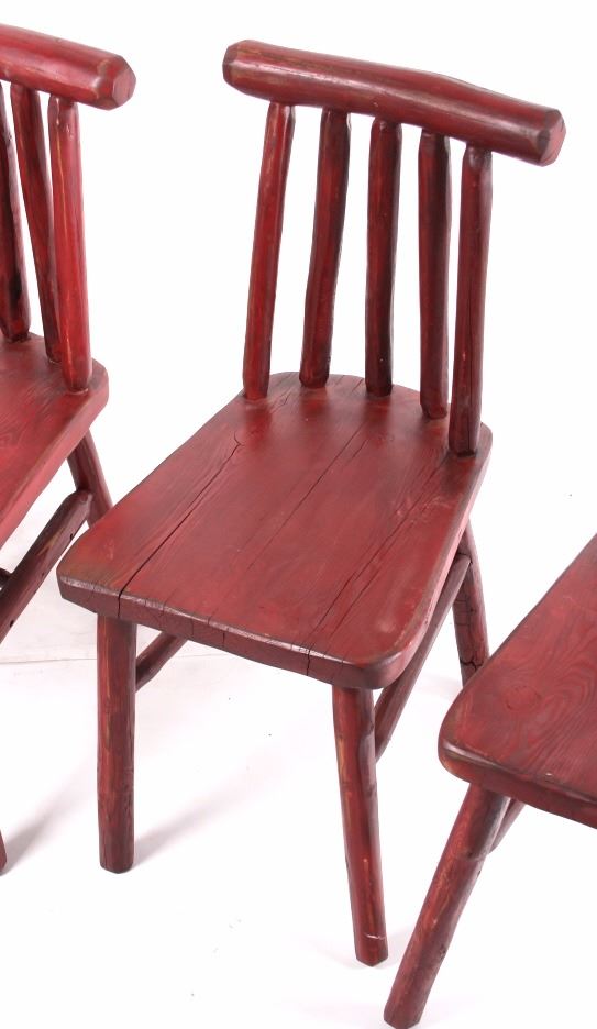 Mid Century Yellowstone Lodge Dining Room Set