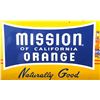Image 3 : Mission Orange Soda Embossed Tin Advertising Sign