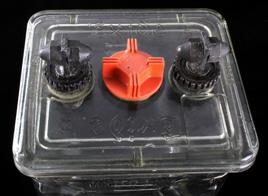 Exide Glass Battery Jar with Lid