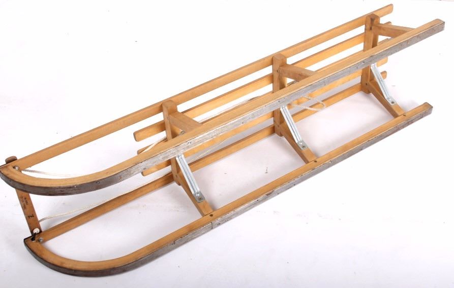 Norwegian Sledge Wood Sled