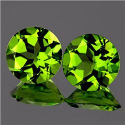 Natural Peridot Pair 4.39 cts - VVS