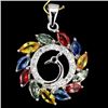 Image 1 : Natural Fancy Color Sapphire Pendant