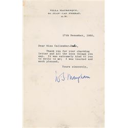 W. Somerset Maugham