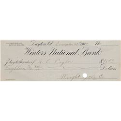 Orville Wright Signed Check