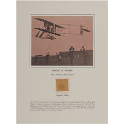 Wright Brothers Vin Fiz Fabric Swatch