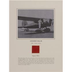 Amelia Earhart Lockheed Vega Fabric Swatch