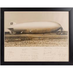 Hindenburg Crew-Signed Oversized Photograph