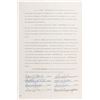 Image 1 : Group 3 Astronauts Signed Document
