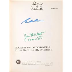 Gemini Astronauts Signed Book: Young, Cooper, and McDivitt