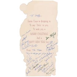 Gemini 6 Multi-Signed ‘Gag’ Christmas Card