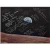 Image 1 : Apollo Astronaut Oversized Signed Earthrise Photograph