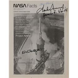 Astronaut Signed Newsletter: Shepard, Conrad, Slayton, and Wendt