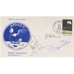 Apollo 11 Signed Launch Cover