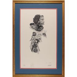 Neil Armstrong Signed Lithograph