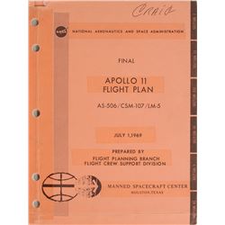 Apollo 11 Final Flight Plan and Isolation Menus