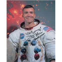 James Lovell and Fred Haise Pair of Signed Photographs