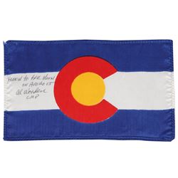 Al Worden’s Apollo 15 Flown Colorado State Flag