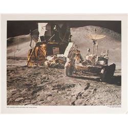 Jim Irwin Oversized Signed Photograph