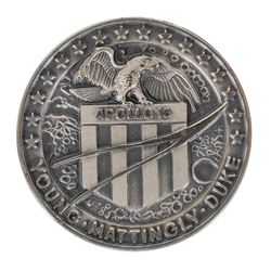 John Young’s Apollo 16 Flown Robbins Medal